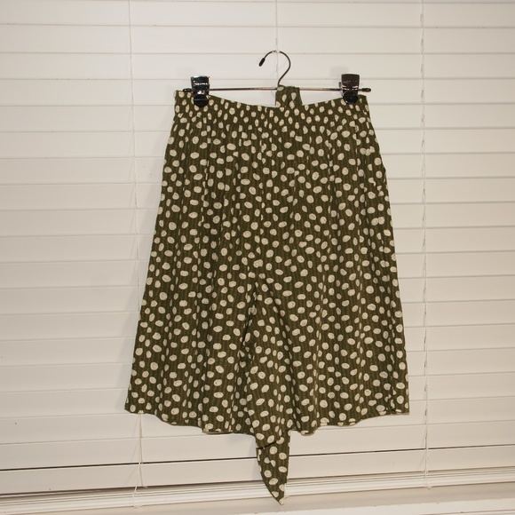 VINTAGE 90's Olive Dots Bermuda Short Suit sz M - Picture 5 of 8